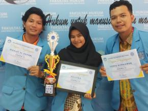 Cerita Delegasi FH UBB Meraih Juara KDMI 2020